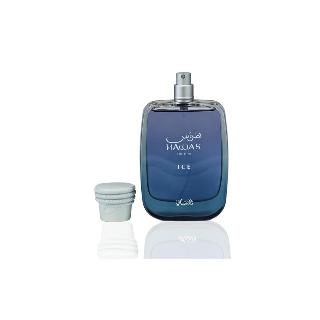 Hawas Ice for Men Eau de Parfum, 3.4 fl oz Long Lasting, Exquisite
